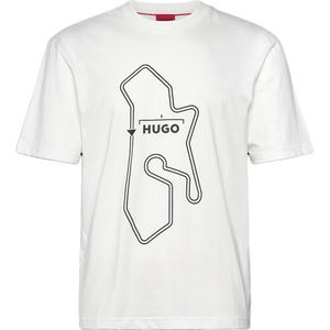 Футболка с принтом логотипа Hugo HUGO BOSS, белый