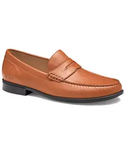 Мужские лоферы Harrison Penny Slip-On с круглым носком Johnston & Murphy, коричневый