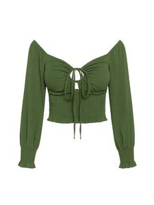 Elara Блузка в оливковом цвете