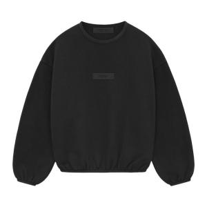 Толстовка Fear of God Essentials Kids Crewneck, черный