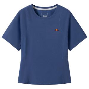 Футболка женская с круглым вырезом, тонкая, прямого кроя Ellesse, lotus синий