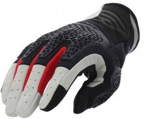 Acerbis crossover motorradhandschuhe, Black/Gray/Red