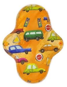 Бамбуковая гигиеническая прокладка многоразовая, размер М Papus, Cars, Pupus