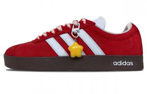 Adidas Neo Кроссовки для скейтбординга VL Court Lifestyle с антискользящим покрытием, износостойкие, унисекс, красные