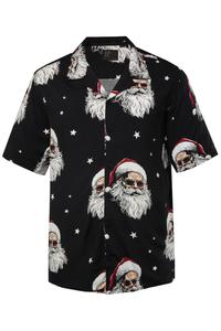 Рубашка на пуговицах классического кроя JP1880, Black