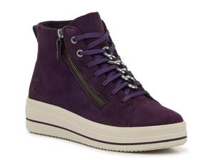 Кроссовки Rieker Julika 70 Wedge High-Top Sneaker, фиолетовый