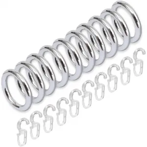 Кольцо для штор для карнизов Ø 28 мм Liedeco, Chromfarben