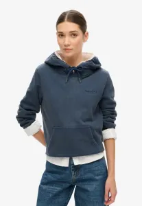 Худи essential с логотипом и частичной начесом Superdry & Co, Richest Navy