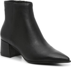 Женские ботильоны FOWT Classic черного цвета с матовой кожей, боковой молнией, закрытым заостренным носком, средней массивной подошвой, короткие ботинки однотонного цвета, осенние теплые туфли для повседневной носки, офиса и улицы, размеры 4-16 US