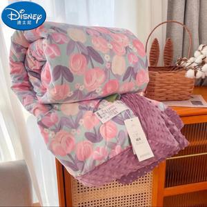Disney Детское одеяло 200х230 см из соевого волокна, утепленное, вес 3,5 кг, цвет Tulip Purple-ym