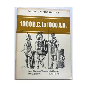 Правила военных игр с 1000 г. до н.э. по 1000 г. н.э. (4-е издание), War Games Rules (Wargames Research Group)