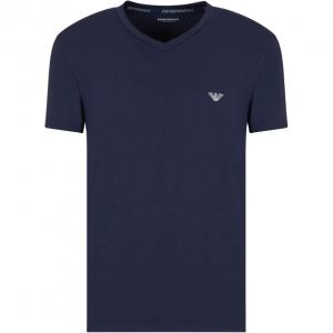 Футболка мужская морская синяя EMPORIO ARMANI