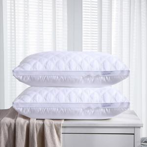 Generic Подушка для сна на спине и боку отельного класса White