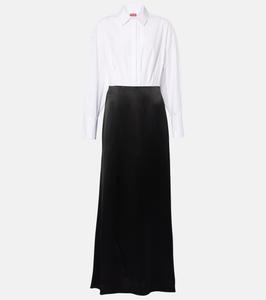 Платье макси Nile Staud, черный