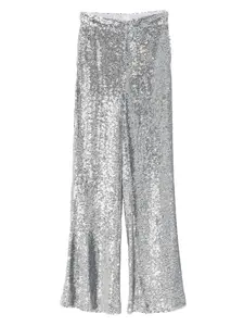Брюки с пайетками Giuseppe Di Morabito, серебряный