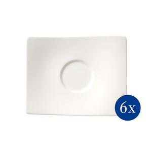 Блюдце NewWave, 6 шт, белое Villeroy & Boch, белый