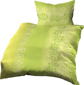 Постельное белье 140x200 + 70x90 см, хлопковый сатин, 37109, зеленый Gerald Wittmann