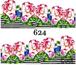 Водные наклейки для ногтей - №624, Raisin