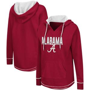 Женская туника Colosseum Crimson Alabama Crimson Tide, пуловер с капюшоном, цвет Ala Red