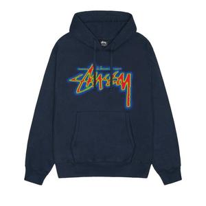 Худи Stussy Thermal Stock Hoodie, синий
