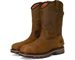 Мужские сапоги Timberland PRO True Grit BOA из кожи с водонепроницаемой мембраной, коричневый