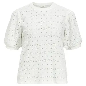 Блузка с коротким рукавом Object Laila, белый