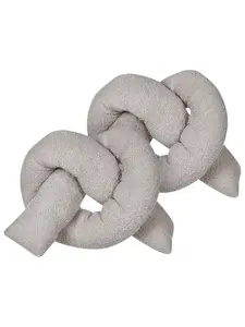 Декоративная подушка Beliani 2 tlg Deko GLADIOLUS, серый