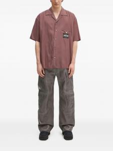 Рубашка AMBUSH с коротким рукавом и нагрудным карманом, красный