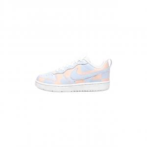 Court Borough 2 Детские скейтбординговые кроссовки Unisex Nike, синий розовый