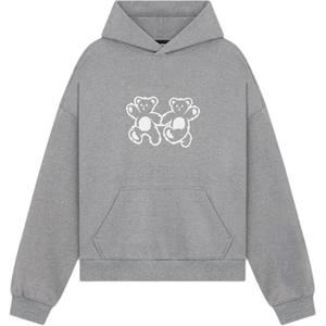 Толстовка с капюшоном Teddy Twins WE11DONE, серый