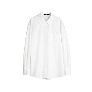 ELLE Рубашка Women's White Lapel Moderate