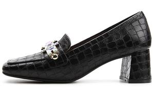 Туфли на высоком каблуке женские черный Satchi