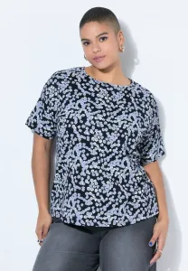 Футболка с цветочным принтом Studio Untold, Pigeon Blue