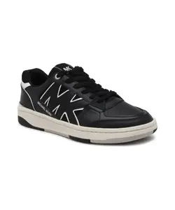 Кожаные кроссовки Rebel со шнуровкой Michael Kors, черный