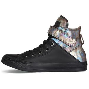 Converse Женские черные нескользящие износостойкие высокие кроссовки для скейтбординга CHUCK TAYLOR