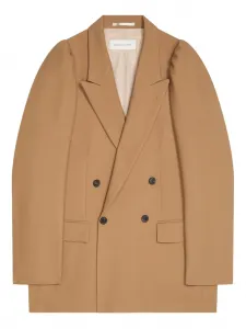 Двубортный пиджак Dries Van Noten, коричневый