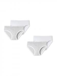 Schiesser Трусы-слипы Allday Basic белого/розового цвета