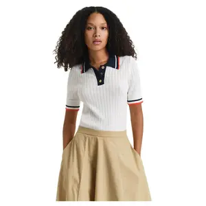 Поло с коротким рукавом Gant 4805325, белый