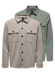 Only & Sons Рубашка на пуговицах 'Newkodyl' Regular fit в цвете Jade