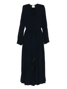 Платье макси с кисточками Forte Forte, синий