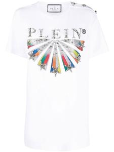 Philipp Plein футболка с логотипом, белый