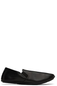 Черные мокасины Vincit Slip-on The Row