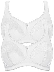 SUSA Бюстгальтер 'Topsy Plus' в белом цвете
