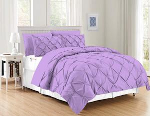 Denn Bedding Комплект постельного белья из египетского хлопка 600 TC цвет лиловый охлаждающий дышащий Lilac