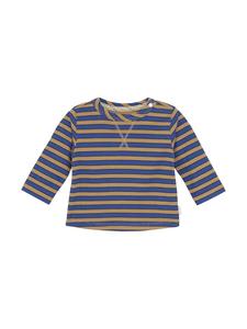 Noppies Футболка с длинными рукавами Spicer в полоску, средне-коричневого цвета