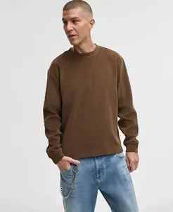 Мужской свитер свободного кроя French Ribbed Mode Of One, коричневый