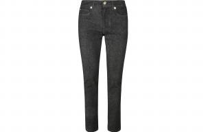 Джинсы slim fit с нашивкой логотипа VERSACE, черный