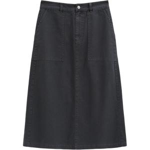 Повседневная длинная юбка женская GAP, темно-серый