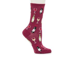 Носки Socksmith Fine Wine Women's Crew Socks, Red Heathered