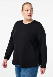 Топ Zizzi Long sleeved top, Black